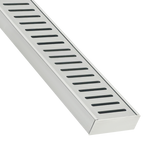 Lauxes Standard Floor Grate 70mm x 23mm – Silver