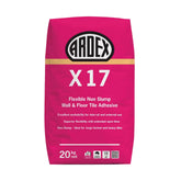 ARDEX X17 20kg flexible non-slump tile adhesive bag for walls, floors & large format tiles