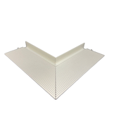 Anodized aluminum balcony drip angle 12mm corner with drip lip, redirects water from fascias in tiled waterproofing.