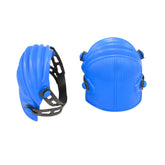 Blue BAT knee pads with heavy-duty shell, gel padding & adjustable straps protect knees during tiling, flooring & construc...