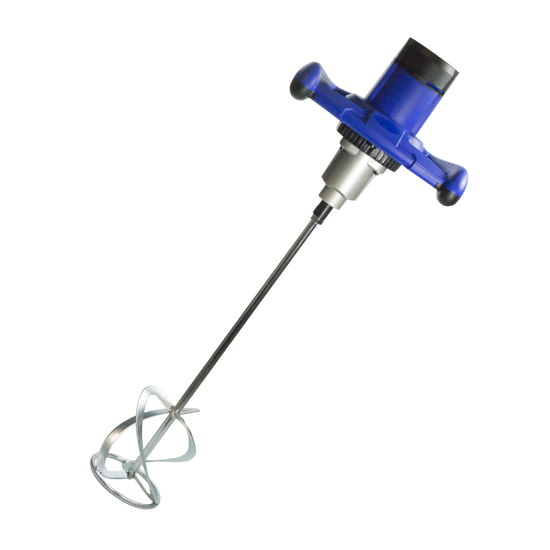 BAT Pro 1600W electric mixer with paddle for mixing tiling adhesives, mortars, screeds – dual speed, high torque.