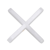 BAT Trims white polypropylene tile crosses for precise 1.5-3mm grout spacing in wall tile adhesive installs