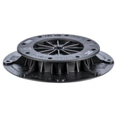 Buzon DPH-02 screwjack pedestal, 25-36mm adjustable black polypropylene for raised paving over waterproof membranes on roo...