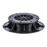 Buzon DPH-2 adjustable pedestal (35-53mm), 150mm ribbed top, 200mm base in recycled PP for stable decking support.