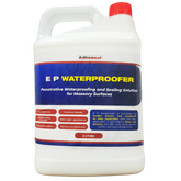 Adheseal EP Waterproofer 5L container. Penetrative waterproofing sealer for masonry, concrete, and brick substrates.
