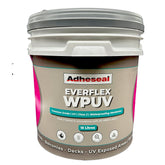 Adheseal Everflex WPUV 15L pail: water-based polyurethane waterproofing membrane, Class 3 UV stable for balconies, decks, ...