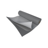 Grey rolled Fatrafol 810v reinforced PVC waterproofing membrane for flat roofs, UV-resistant, mechanically anchored, EN 13...