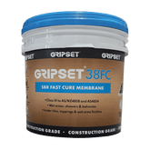 18L Gripset 38FC SBR fast-cure waterproofing membrane for wet areas, showers & balconies under toppings, AS 4858 compliant.
