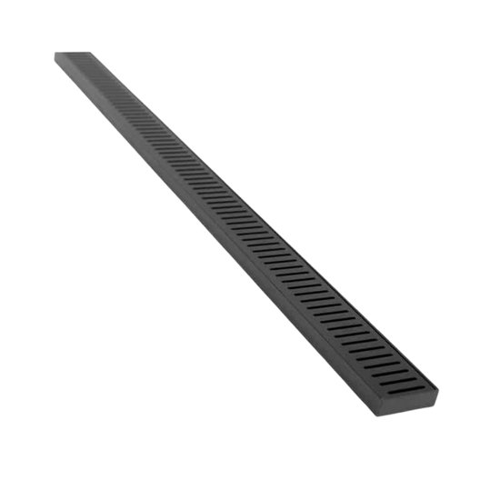 Lauxes Grates Standard Floor Grate 70 x 23mm in Midnight, installation view
