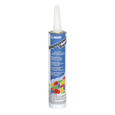 Mapei Mapesil AC neutral silicone sealant, 310ml cartridge tube with white cap for bathroom & kitchen joints
