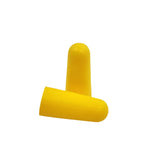 Yellow tapered MaxiPlug Uncorded Earplugs Class 5, 26dB SLC80 foam for construction hearing protection.