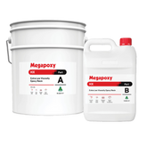 Megapoxy HX extra low viscosity epoxy resin kit: 15L Part A pail + Part B can for concrete crack injection repair