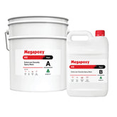 Megapoxy HX extra low viscosity epoxy resin kit: 15L Part A pail + Part B can for concrete crack injection repair