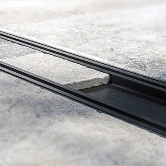 Lauxes Grates 128 Stormwater Tile Insert in Midnight, product view