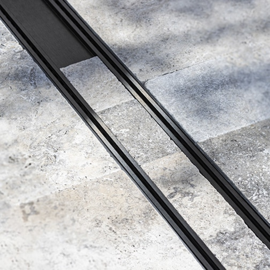 Lauxes Grates 128 Stormwater Tile Insert in Midnight, alternate product view