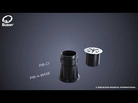 Buzon PB-6 Adjustable Pedestal (285-367mm)