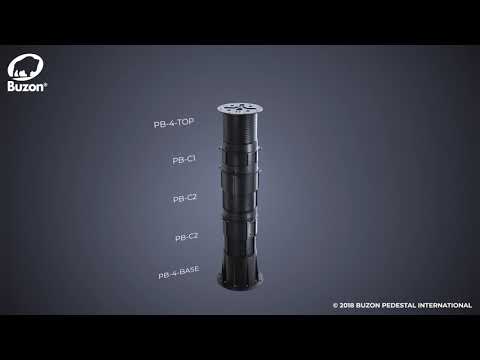 Buzon PB-10 Adjustable Pedestal (675-830mm)