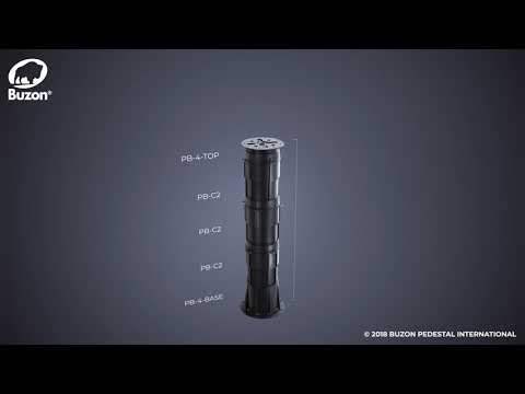 Buzon PB-11 Adjustable Pedestal (755 - 955mm)