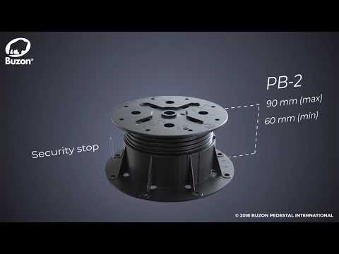 Buzon PB-2 Adjustable Pedestal (60-90mm)