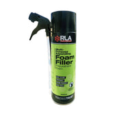 RLA multi-purpose expanding polyurethane foam filler 600ml green spray can, easy use nozzle, paintable, ozone friendly hig...