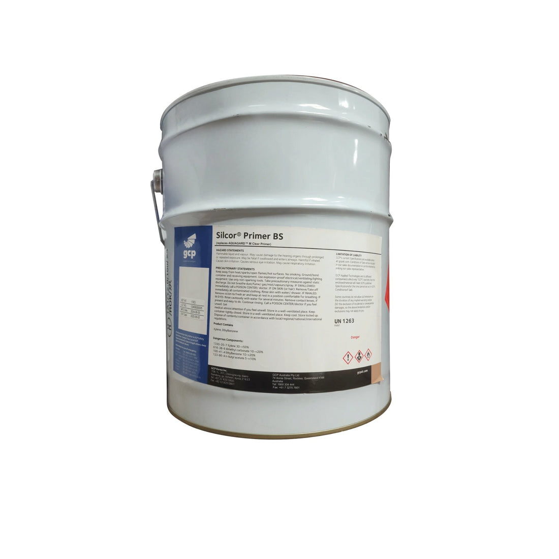GCP SILCOR Primer BS 17kg polyurethane primer for SILCOR waterproofing membranes on dry construction substrates.