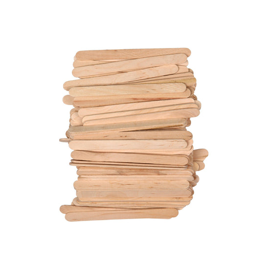 Stack of 150 small disposable caulking sticks for precise joint sealing and smoothing in tight spaces.