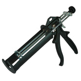 Heavy-duty aluminium Twin Component Cartridge Gun 400ml 10:1 for precise dispensing of two-part polyurethane sealants and ...