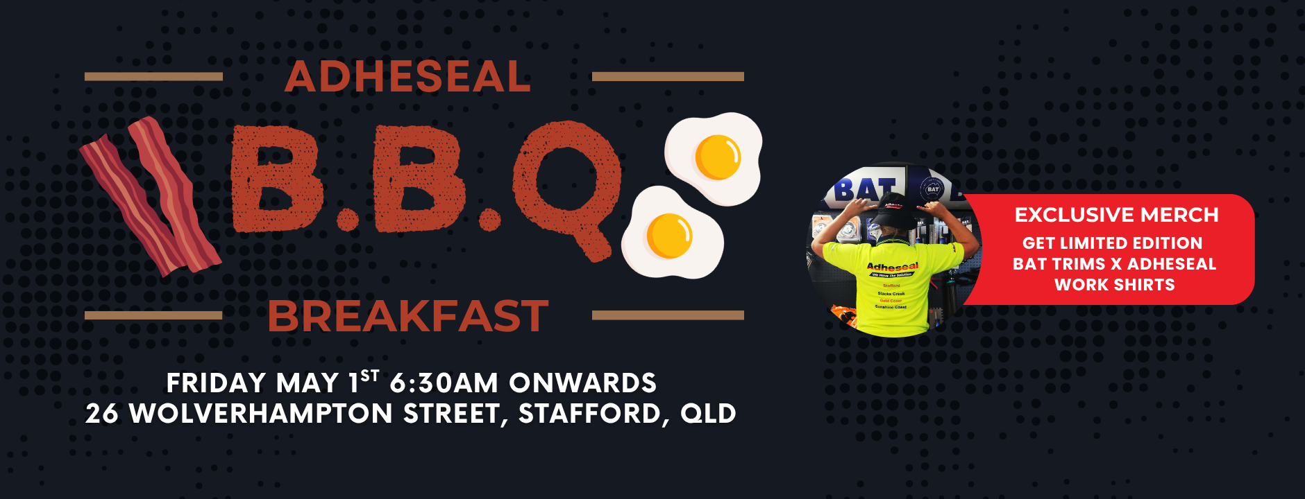 Adheseal BBQ Breakfast - 1st May 2026