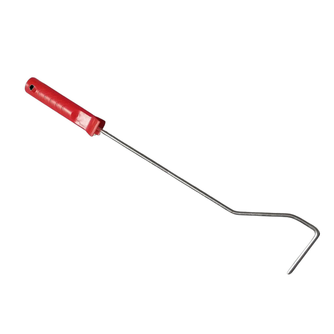 100mm mini roller frame with extra long handle for precise paint application on roofs, glass and tight spots.