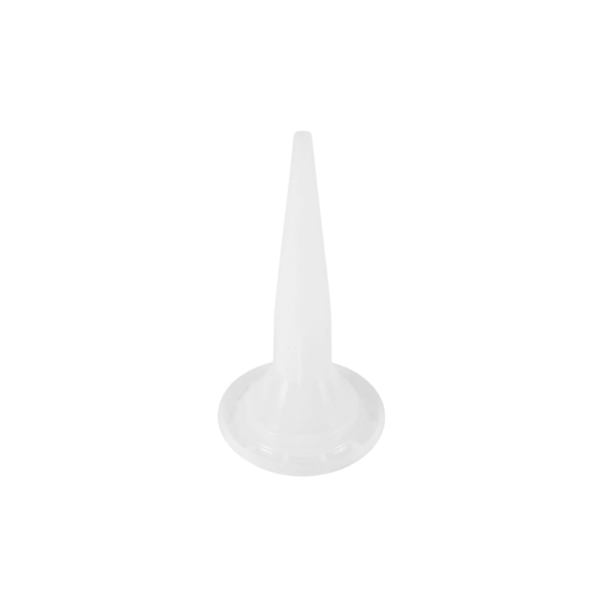 19mm white sausage gun nozzle delivers uniform bead for precise joint sealing with sealants and adhesives.