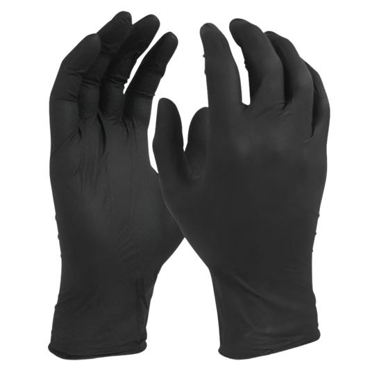 Black Ace Disposable Nitrile Powder Free Gloves