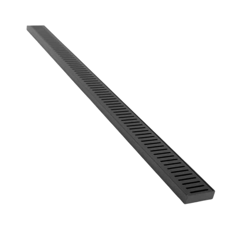 Lauxes Standard Floor Grate 70mm x 23mm – Midnight Black
