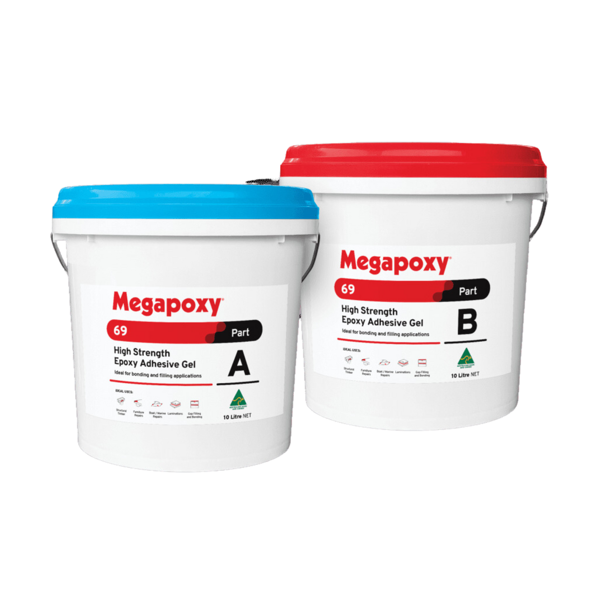 Megapoxy 69 High Strength Impact Resistant Epoxy Adhesive (2 Part Kit)