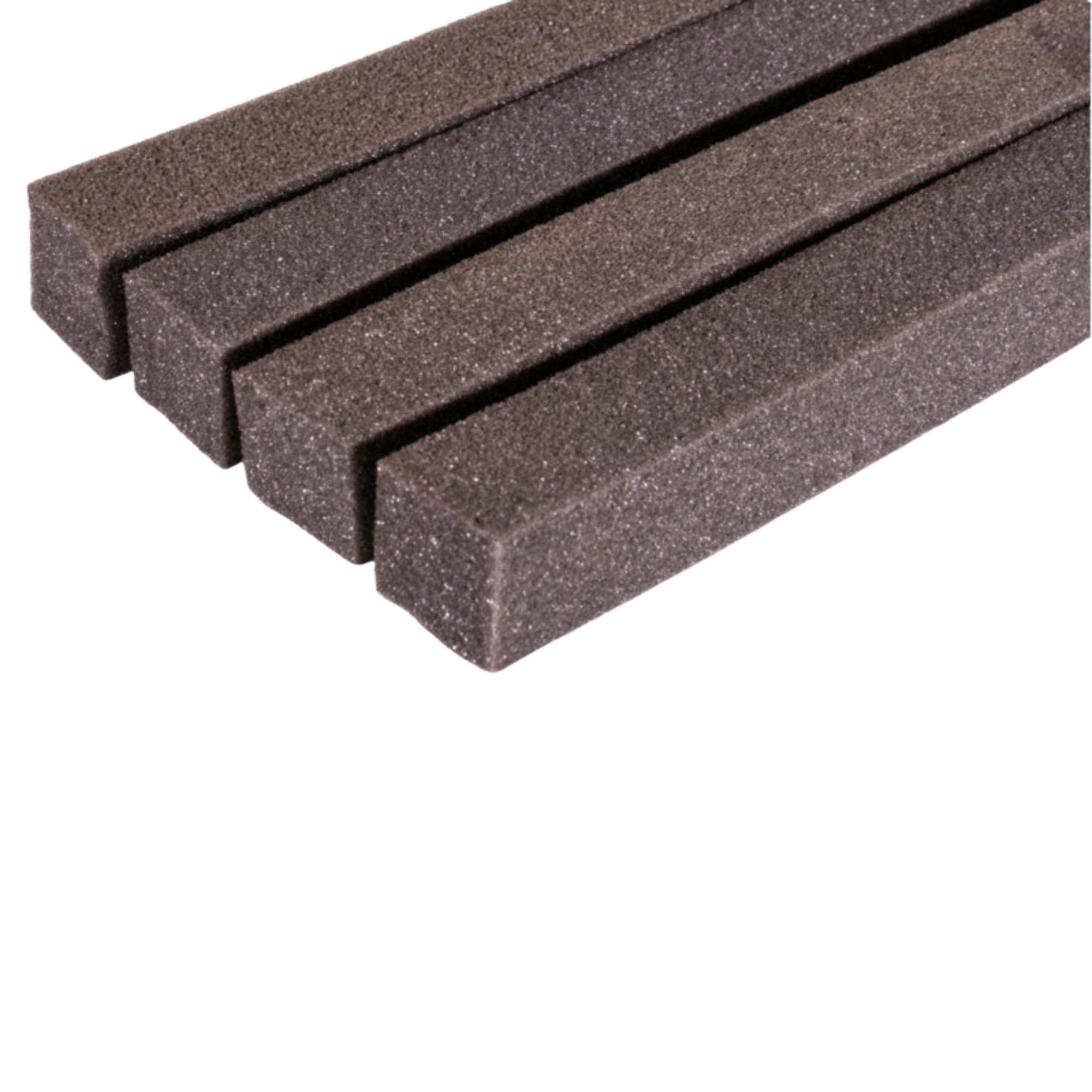 4 brown textured acoustic foam panels for soundproofing studios and rooms