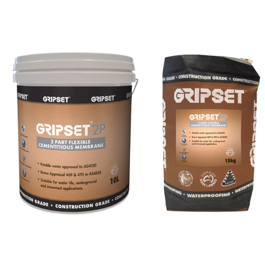 Gripset 2P: Latex Cementitious Waterproofing Membrane