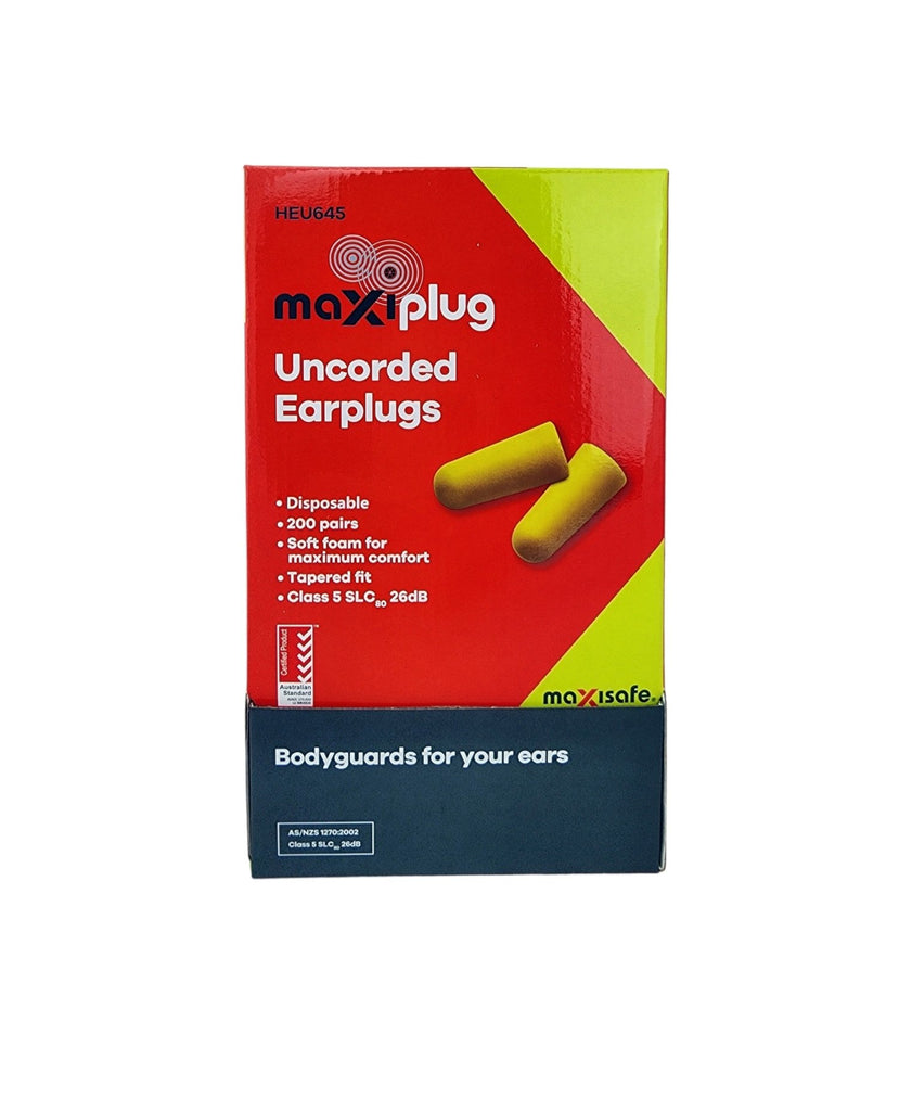 MaxiPlug Uncorded Earplugs Class 5 - Box of 200 pairs