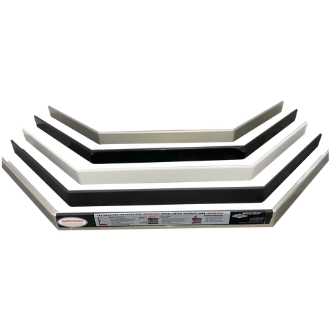 KARP adjustable aluminum door saddle thresholds in white, gray, black - smooth entry ramps