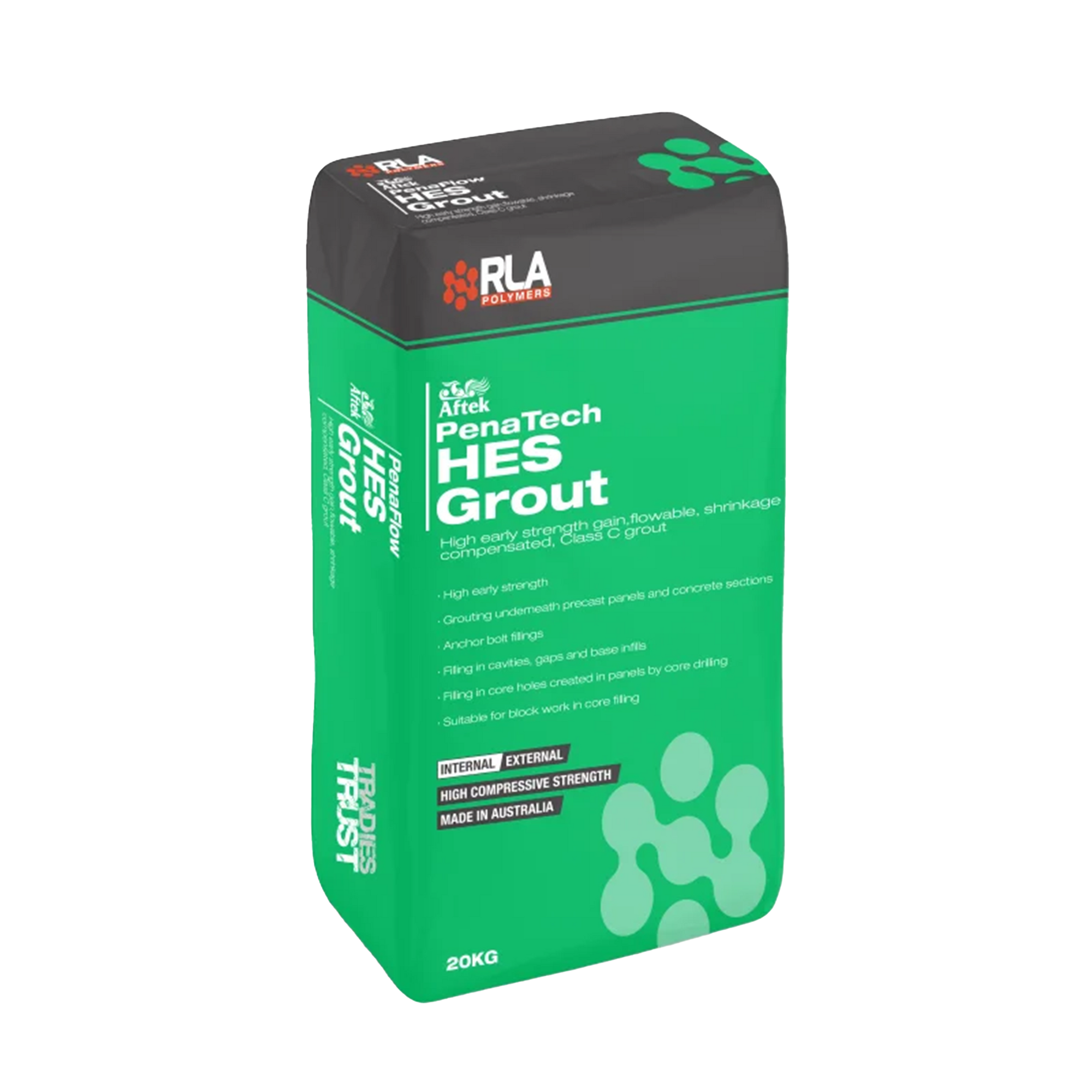 20kg Penetron HES Tech High Strength Grout Bag - Polymer grout for concrete panels, high compressive strength, made in Aus...