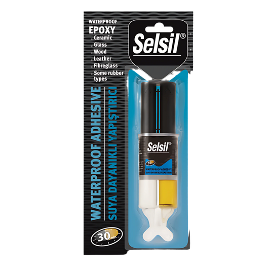 Selsil Waterproof Epoxy Syringe Adhesive