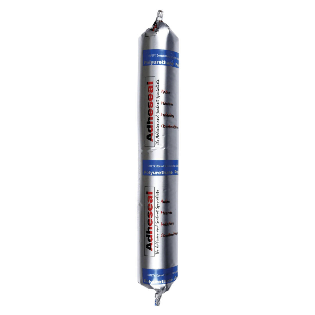 Adheseal PU-50FC polyurethane adhesive sealant sausage tube for structural bonding and anti-pick joint sealing.