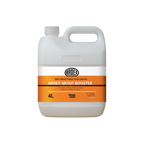 ARDEX Grout Booster 4L water-based polymer grout improver in white jug with handle
