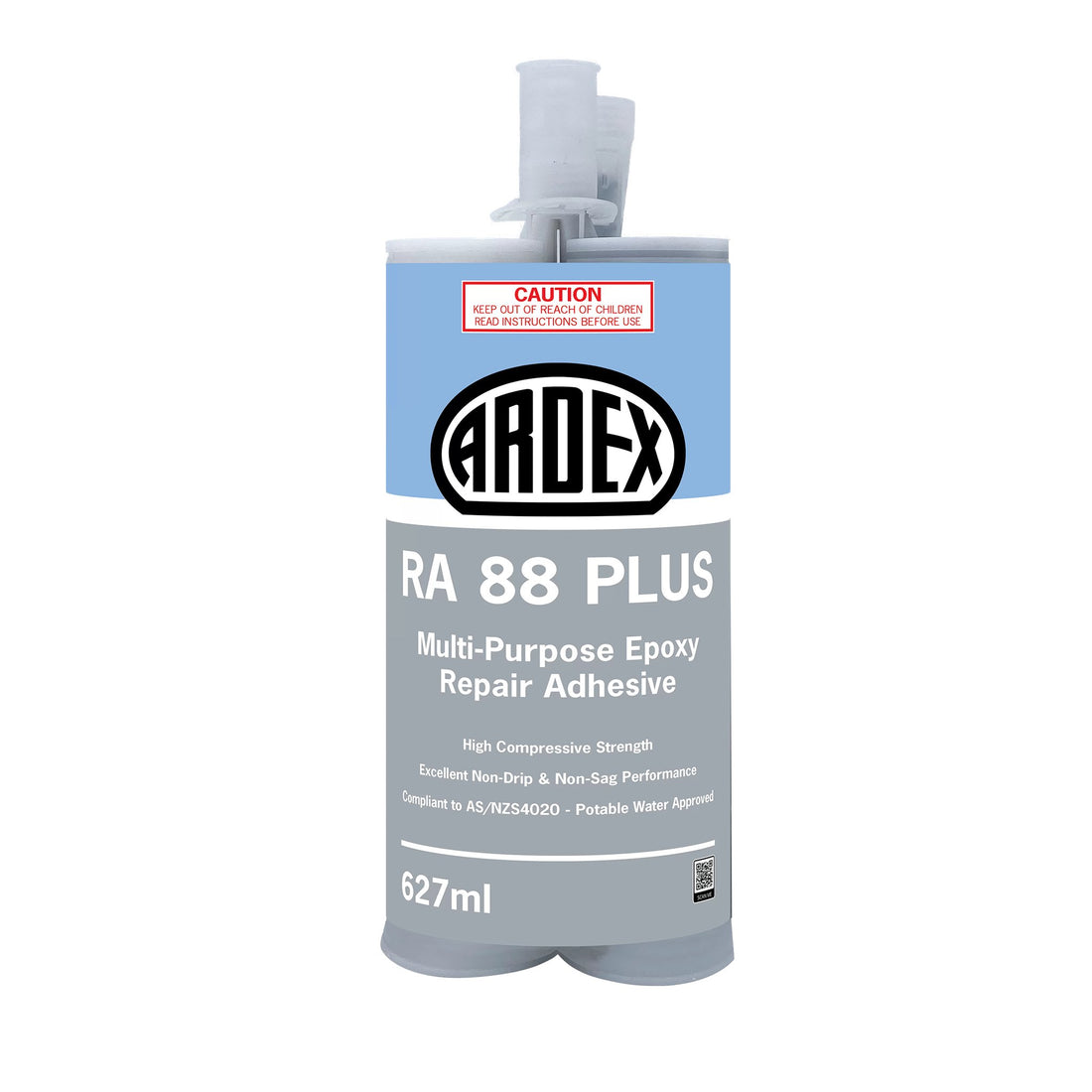 ARDEX RA 88 PLUS 627ml multi-purpose epoxy repair adhesive, high compressive strength, non-sag, potable water approved