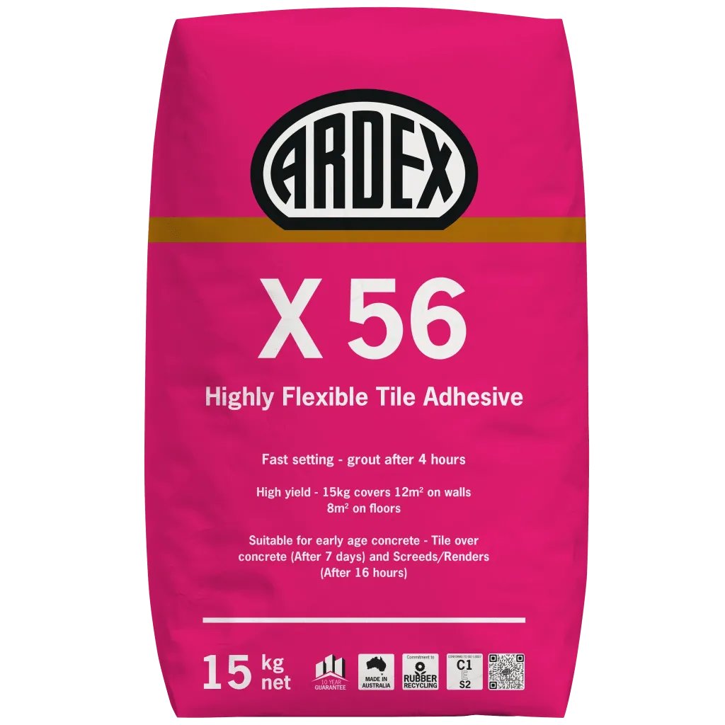 Ardex X56 flexible tile adhesive