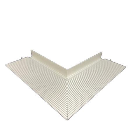 Anodized aluminum balcony drip angle 12mm corner with drip lip, redirects water from fascias in tiled waterproofing.