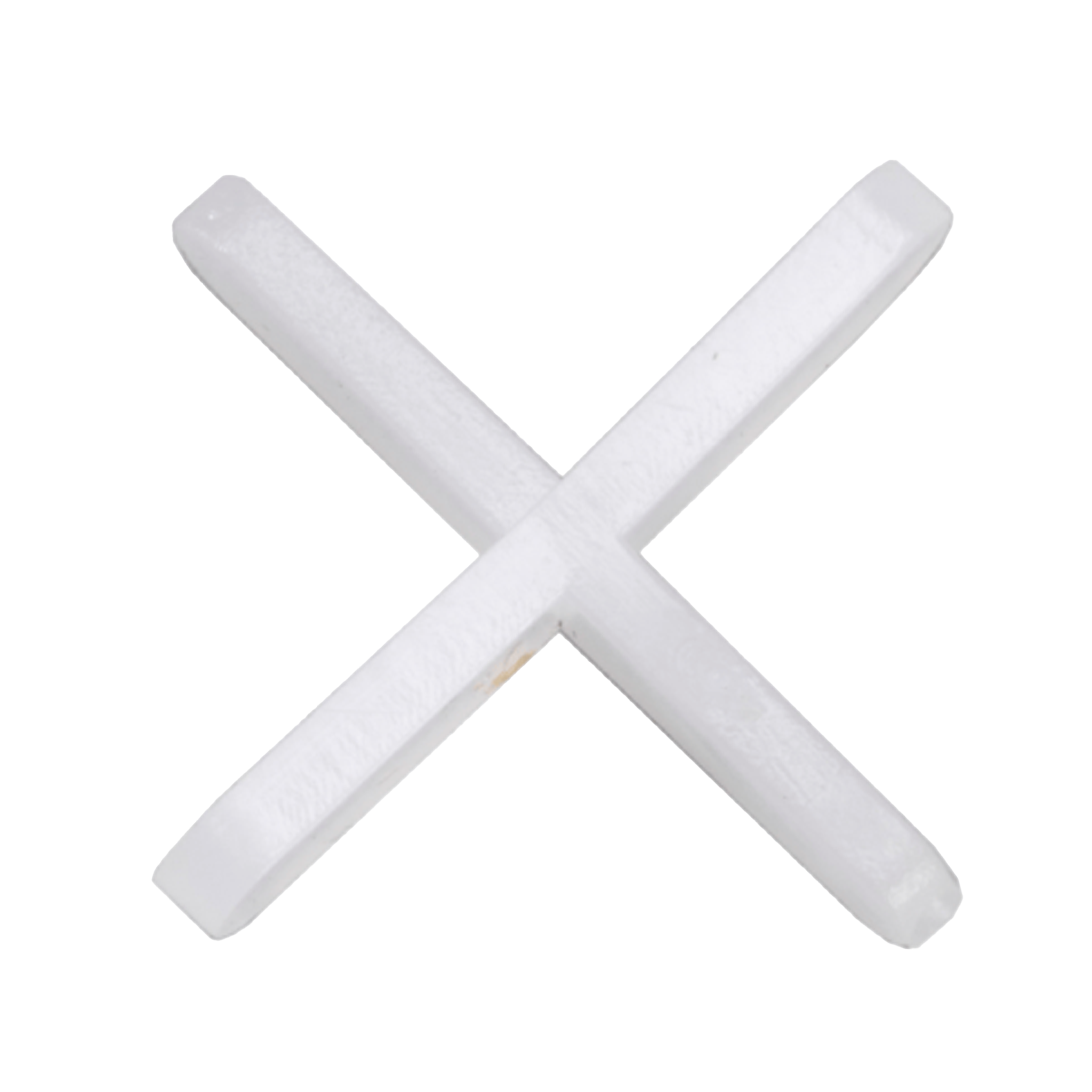 BAT Trims white polypropylene tile crosses for precise 1.5-3mm grout spacing in wall tile adhesive installs