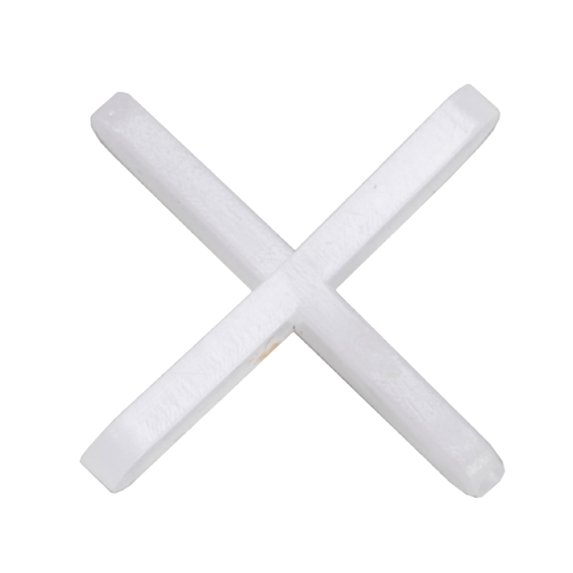 BAT Trims white polypropylene tile crosses for precise 1.5-3mm grout spacing in wall tile adhesive installs