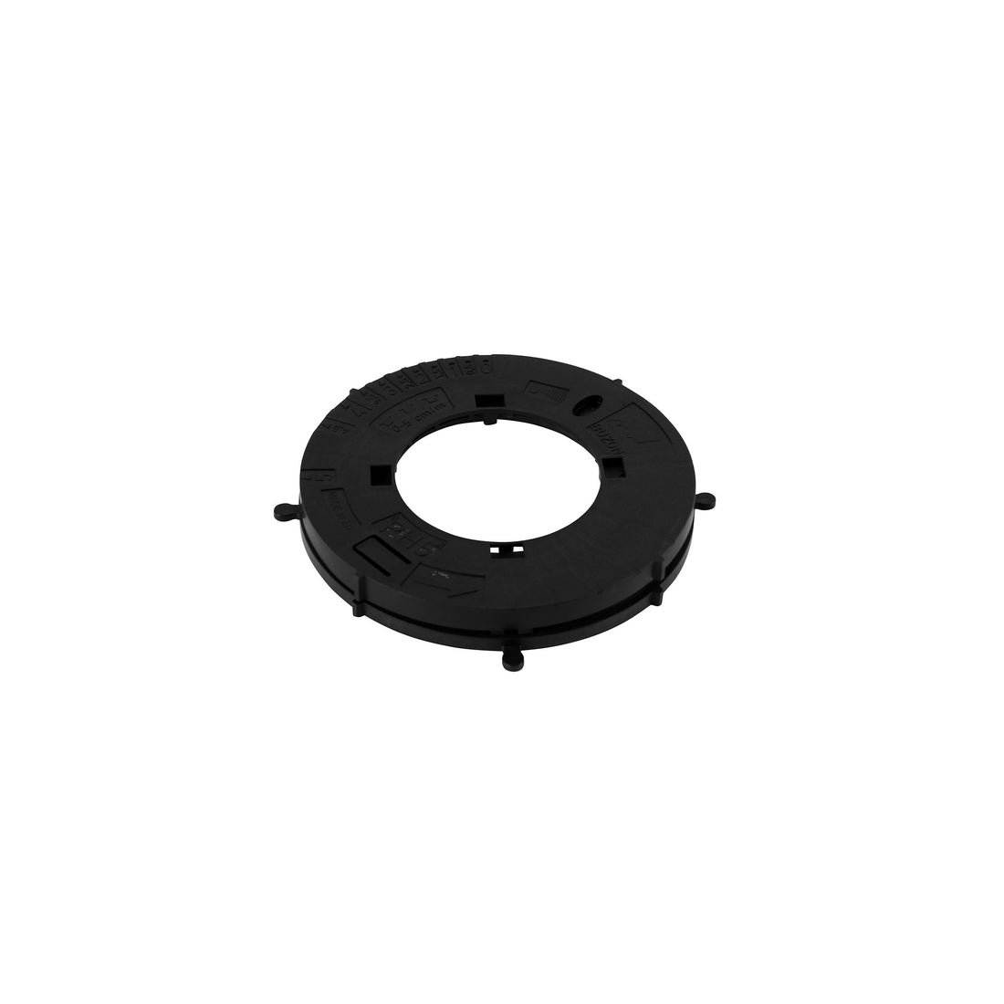 Buzon PH5 Slope Corrector: black plastic adjustable ring corrects up to 5% slope on pedestal bases for level decks.