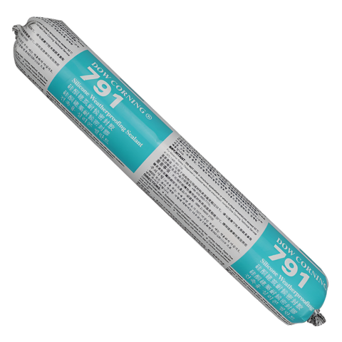Dowsil 791 silicone weatherproofing sealant 500ml sausage for ±50% dynamic façade joint sealing