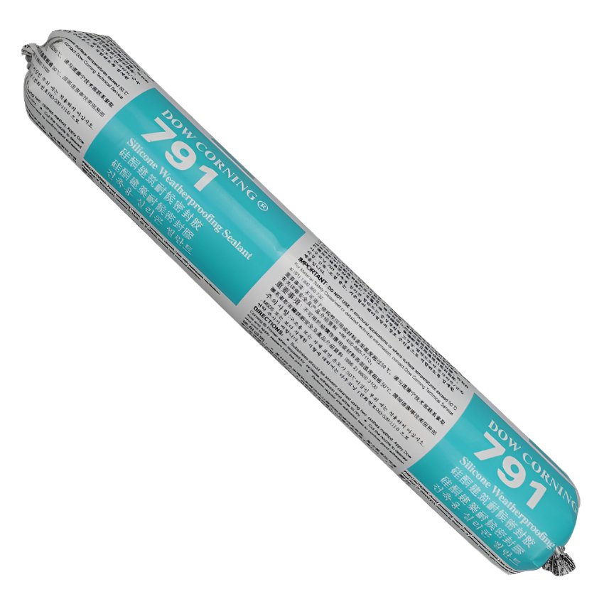 Dowsil 791 silicone weatherproofing sealant 500ml sausage for ±50% dynamic façade joint sealing