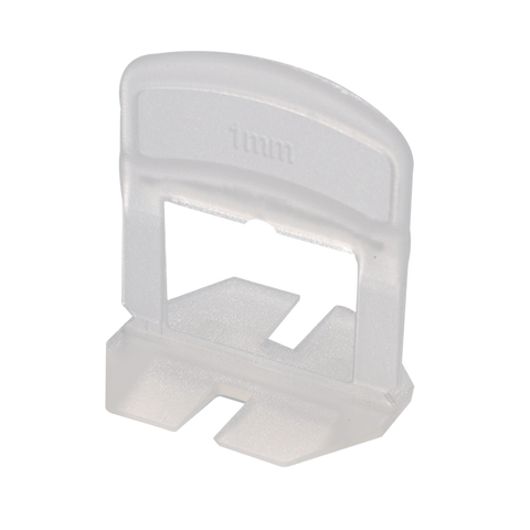Clear DTA Flat Out 1.5mm tile levelling clips: eliminate lippage, secure 1.5mm grout joints during adhesive cure on 2-12mm...